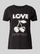 Zadig & Voltaire T-Shirt mit Strasssteinbesatz Modell 'WALK' in Black,...