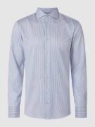 ETERNA Slim Fit Businesshemd mit Streifenmuster in Dunkelblau, Größe 4...