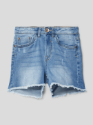 Garcia Jeansshorts mit Label-Patch in Jeansblau, Größe 146