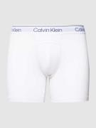 Calvin Klein Underwear Trunks mit Label-Detail in Weiss, Größe L