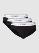 Calvin Klein Underwear Slip mit elastischem Bund im 3er-Pack in Black,...