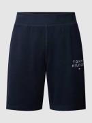 Tommy Hilfiger Sweatshorts mit seitlichen Eingrifftaschen in Dunkelbla...