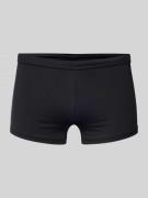 HOM Badehose in unifarbenem Design Modell 'SEA LIFE' in Black, Größe M