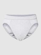 Schiesser Slip mit Rippenstruktur im 2er-Pack Modell 'Authentic' in Mi...