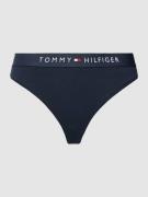 TOMMY HILFIGER String mit elastischem Logo-Bund in Dunkelblau, Größe M