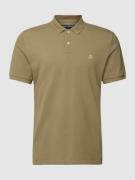 Marc O'Polo Poloshirt mit fein strukturierter Optik in Oliv, Größe S