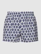 Hanro Boxershorts mit Karomuster Modell 'Fancy Woven Boxer' in Marine,...