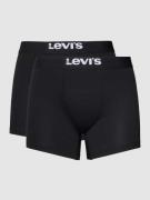 Levi's® Trunks mit Label-Detail Modell 'SOLID BASIC' in Black, Größe L