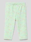 s.Oliver RED LABEL Leggings mit Allover-Print in Mint, Größe 110