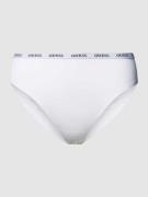 Guess Slip mit elastischem Logo-Bund Modell 'DARCEY BRIEF' in Weiss, G...