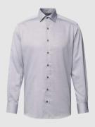 ETERNA Modern Fit Business-Hemd mit Allover-Muster in Anthrazit, Größe...