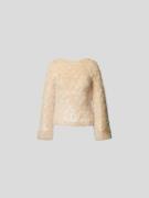 Victoria Beckham Pullover mit Viskose-Anteil in Beige, Größe L