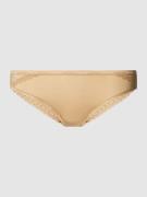 Calvin Klein Underwear Panty mit unifarbenem Design und Spitzenbesatz ...