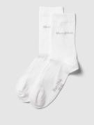 Marc O'Polo Socken mit Label-Detail im 2er-Pack Modell 'MARTHA' in Wei...