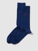 HUGO Socken mit Label-Detail im 2er-Pack in Dunkelblau, Größe 39-42