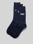 Levi's® Socken mit Label-Details im 3er-Pack in Marine, Größe 39-42