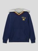 Polo Ralph Lauren Teens Hoodie mit Logo-Stitching in Marine, Größe S