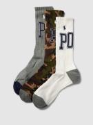 Polo Ralph Lauren Underwear Socken mit Label-Print im 3er-Pack in Khak...