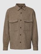 Drykorn Regular Fit Overshirt mit Pattentaschen Modell 'GUNRAY' in Bei...