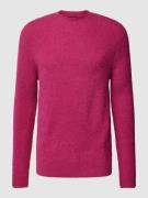 Antony Morato Strickpullover mit Woll-Mohair-Anteil in Pink, Größe XL