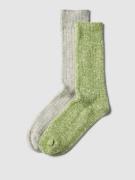 Jake*s Casual Socken mit Allover-Muster in Hellgruen, Größe 35-38