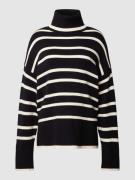 Vero Moda Oversized Strickpullover mit Streifenmuster Modell 'SABA' in...