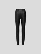 Victoria Beckham Leggings mit Reißverschluss in Black, Größe 38