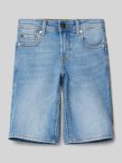 Jack & Jones Jeansshorts mit 5-Pocket-Design in Hellblau, Größe 134