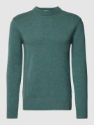 Minimum Strickpullover mit Rundhalsausschnitt Modell 'GEMO' in Gruen M...