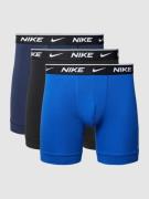 Nike Trunks mit elastischem Logo-Bund in Blau, Größe S