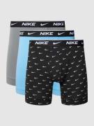 Nike Trunks mit elastischem Logo-Bund in Hellblau, Größe L