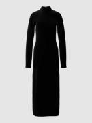 G-Star Raw Maxikleid mit Stehkragen Modell 'Velvet' in Black, Größe XS