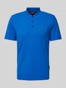 Napapijri Slim Fit Poloshirt mit Logo-Stitching Modell 'EALIS' in Roya...