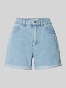 Vero Moda Loose Fit Jeansshort in unifarbenem Design Modell 'ZURI' in ...