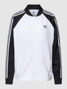 adidas Originals Sweatjacke mit Raglanärmeln in Weiss, Größe XS