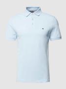 Tommy Hilfiger Slim Fit Poloshirt Modell '1985' in Hellblau, Größe XXL