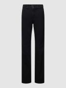 Marc Cain Regular Fit Jeans mit ausgestelltem Bein in Black, Größe 42