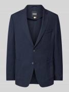 BOSS Taillierter Sakko in Melange-Optik aus Lyocell-Mix mit Leinen-Ant...