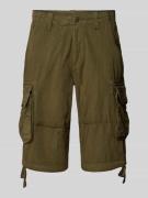 Alpha Industries Regular Fit Cargoshorts mit Tunnelzügen Modell 'JET S...