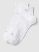 PUMA Socken mit Logo-Print im 2er-Pack in Weiss, Größe 35-38