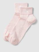 Puma Socken mit Logo-Print im 2er-Pack in Rose Melange, Größe 35-38