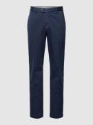 Hiltl Regular Fit Chino im unifarbenen Design Modell 'Tilo' in Marine,...