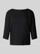 Marc Cain Longsleeve mit 3/4-Arm in Black, Größe 34