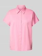 Marc Cain Bluse mit Umlegekragen in Pink, Größe 34