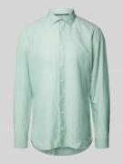 OLYMP Level Five Slim Fit Businesshemd aus Leinen-Baumwoll-Mix in Hell...