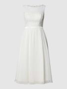 Luxuar Brautkleid mit Spitze in Offwhite, Größe 38