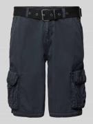 CARS JEANS Regular Fit Cargoshorts mit Stoffgürtel Modell 'DURRAS' in ...