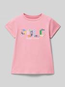 Polo Ralph Lauren Teens T-Shirt mit Label-Print in Rosa, Größe XL