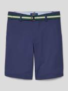 Polo Ralph Lauren Teens Bermudas mit Gürtel Modell 'BEDFORD' in Marine...