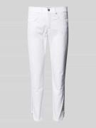 Angels Slim Fit Jeans mit Knopfverschluss in Weiss, Größe 46
